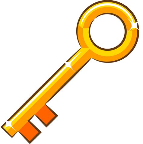 clip art picture of a key